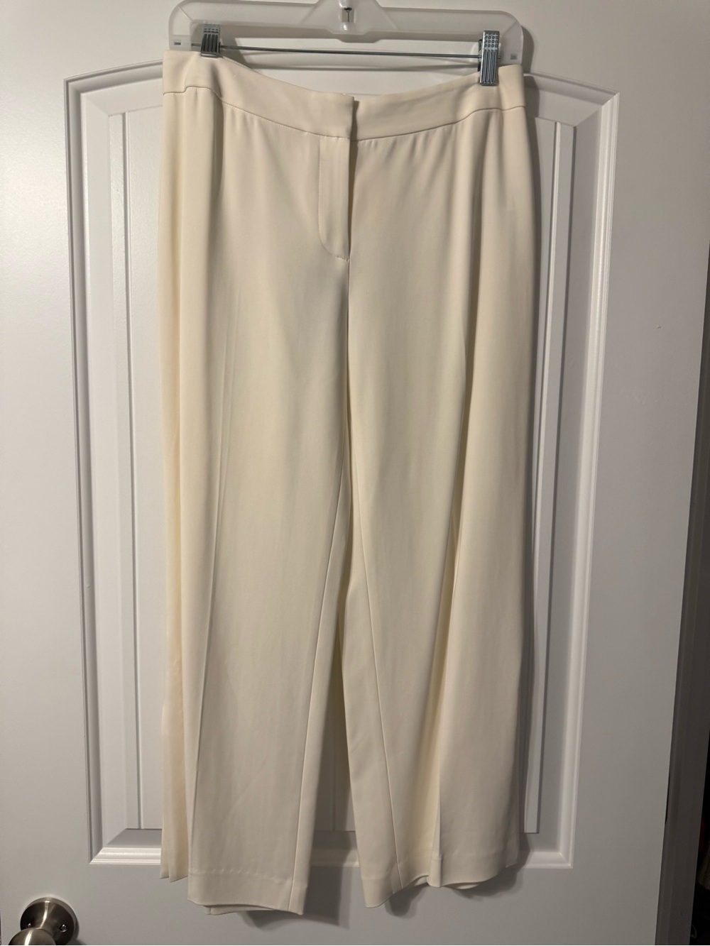 Kobi Halperin Cream Wide-Leg Trousers